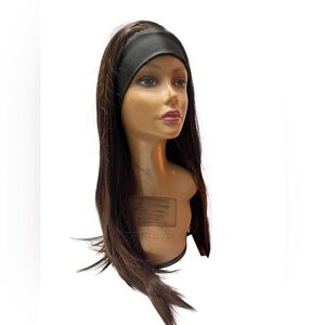 Sleek Black and Brown Women's Wig